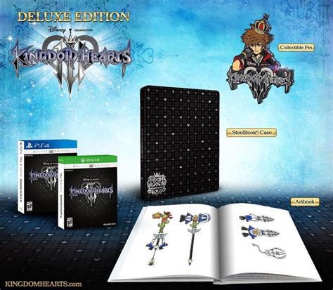 kh3 steel box|Kingdom Hearts 3 Deluxe Edition (PS4) .